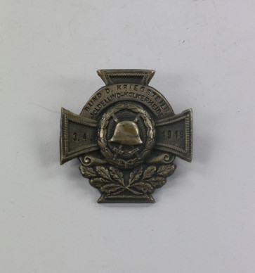 Abzeichen, Bund der Kriegsteilnehmer Joldelund - Kolkerheide 3.4.1919 (Nordfriesland in Schleswig-Holstein) - Militaria-Berlin