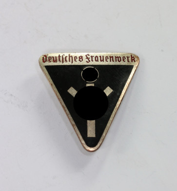 Abzeichen, Deutsches Frauenwerk Mitgliedsabzeichen, Hst. RZM M1/102 - Militaria-Berlin