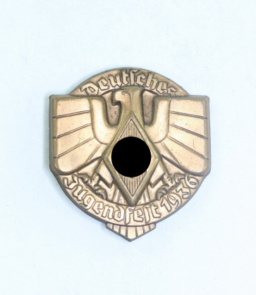 Abzeichen, Deutsches Jugendfest 1936 (Hitlerjugend) - Militaria-Berlin