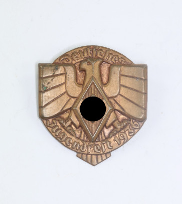 Abzeichen, Deutsches Jugendfest 1936 (Hitlerjugend) - Militaria-Berlin
