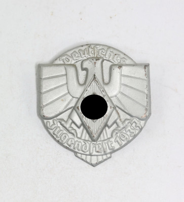 Abzeichen, Deutsches Jugendfest 1937 (Hitlerjugend) - Militaria-Berlin