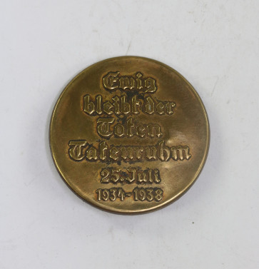Abzeichen, Ewig bleibt der Toten Tatenruhm 25. Juli 1934-1938 - Militaria-Berlin