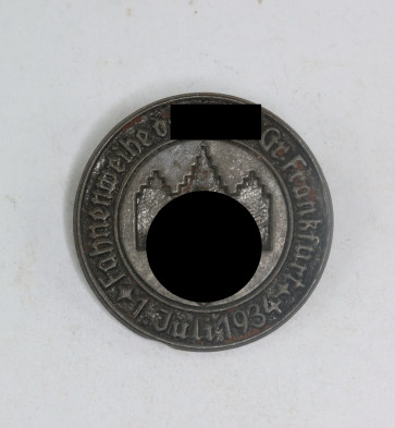 Abzeichen, Fahnenweihe d. NSDAP  Gr. Frankfurt 1. Juli 1934 - Militaria-Berlin