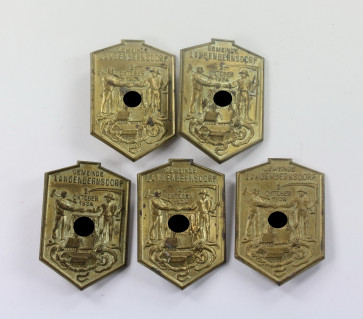 Abzeichen, Gemeinde Langenbernsdorf 1. Oktober 1934, Hortfund - Militaria-Berlin