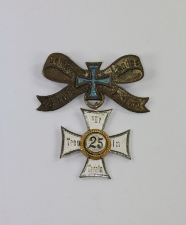 Abzeichen, Gothaer Landes Kriegerverein für Treue im Verein 25 - Militaria-Berlin