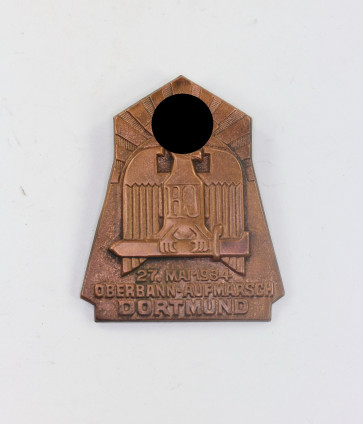 Abzeichen, HJ 27.Mai 1934 Oberbann Aufmarsch Dortmund - Militaria-Berlin