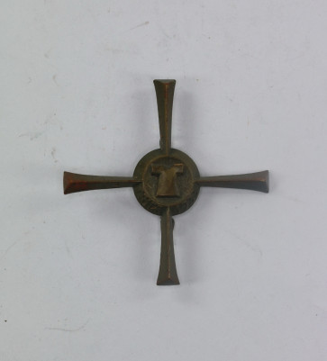  Abzeichen, Kirchentag Trier 1933 (Kreuz) Ges. Gesch. - Militaria-Berlin