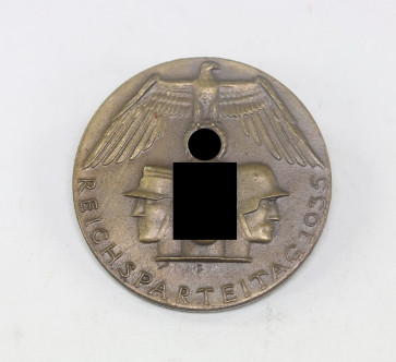 Abzeichen, Reichsparteitag 1935, Hst. C. Blamberger NBG. - Militaria-Berlin