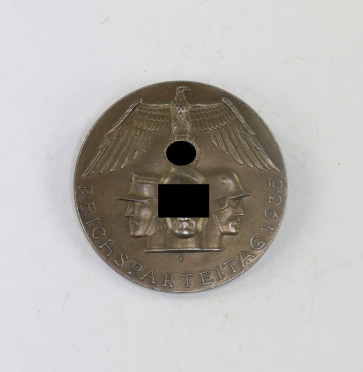 Abzeichen, Reichsparteitag 1935, Hst. Lauer Nürnberg - Militaria-Berlin