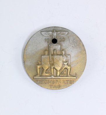 Abzeichen, Reichsparteitag 1936, Hst. G. Brehmer Markneukirchen - Militaria-Berlin