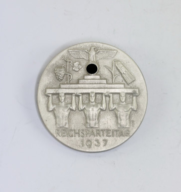 Abzeichen, Reichsparteitag 1937, Hst. M. Nett Fürth i.B. - Militaria-Berlin