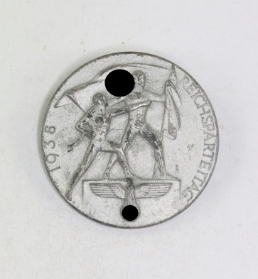 Abzeichen, Reichsparteitag 1938, Hst. Deschler u.S. München 9 - Militaria-Berlin