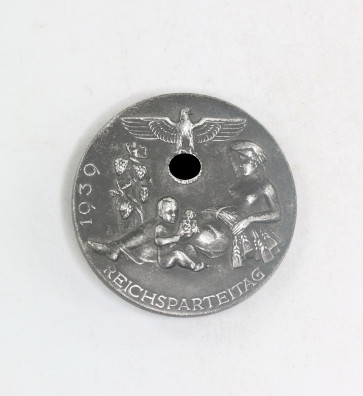 Abzeichen, Reichsparteitag 1939, Hst. M. Nett Fürth i.B. RZM M9/75 - Militaria-Berlin