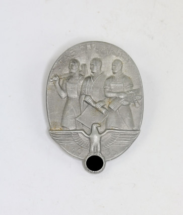 Abzeichen, Tag der Arbeit 1935, Hst. Förster u. Graf Schwäb. Gmünd. - Militaria-Berlin