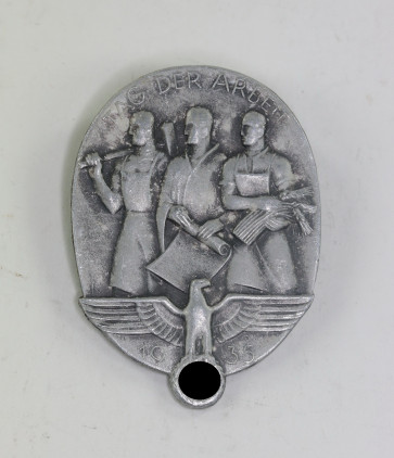Abzeichen, Tag der Arbeit 1935, Hst. Fred. Wagner Pforzheim 8 - Militaria-Berlin