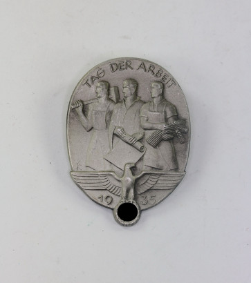 Abzeichen, Tag der Arbeit 1935, Hst. Ossenberg - Engels Iserlohn  - Militaria-Berlin