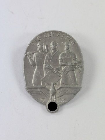 Abzeichen, Tag der Arbeit 1935, Wächtler & Lange Mittweide i. Sa. - Militaria-Berlin