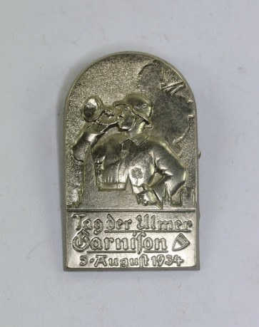 Abzeichen, Tag der Ulmer Garnision 5 August 1934 - Militaria-Berlin