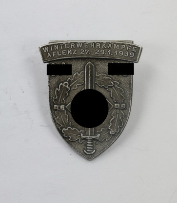 Abzeichen, Winterwehrkämpfe Aflenz 27.-29.1.1939 SA HJ - Militaria-Berlin