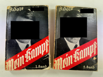 Adolf Hitler, Mein Kampf, Ausgabe in 2 Taschnbüchern, 1935 - Militaria-Berlin