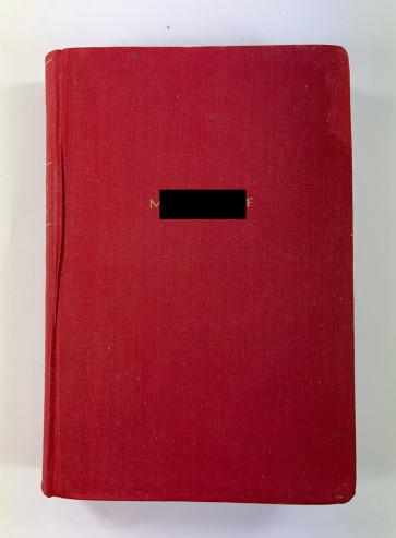 Adolf Hitler, Mein Kampf, rote Tornisterausgabe 11. Auflage 1942 - Militaria-Berlin