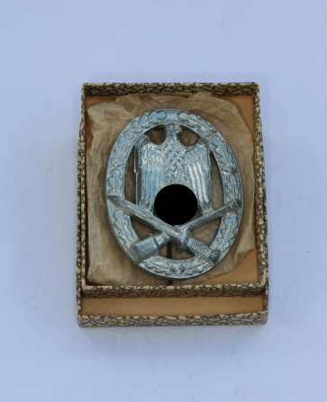 Allgemeines-Sturmabzeichen, Hst. L/53, in Verkaufssschachtel - Militaria-Berlin