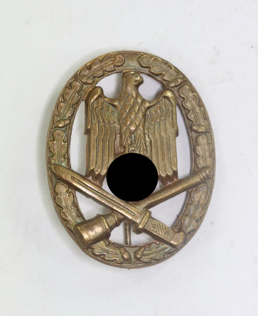Allgemeines Sturmabzeichen, Hymmen & Co., Lüdenscheid (Buntmetall) - Militaria-Berlin
