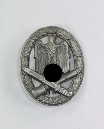 Allgemeines Sturmabzeichen in Silber, Hst. ÜÜ (Wiedmann) - Militaria-Berlin
