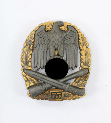 Allgemeines Sturmabzeichen mit Einsatzzahl 75, Hst. JFS - Militaria-Berlin