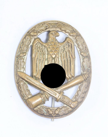 Allgemeines Sturmabzeichen, Typ 1.18.1 (Buntmetall) - Militaria-Berlin