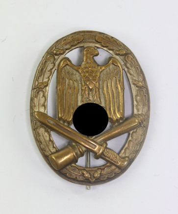 Allgemeines Sturmabzeichen, Typ 1.18.1 (Buntmetall), Hauptmann Heinz Neuendorf - Militaria-Berlin