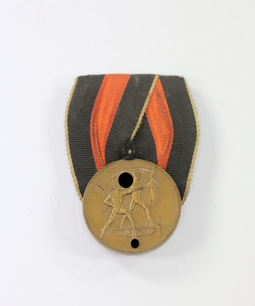  Anschlußmedaille Sudetenland (1. Oktober 1938), an Einzelspange - Militaria-Berlin