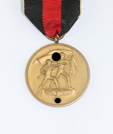 Anschlußmedaille Sudetenland (1. Oktober 1938), Ein Volk ein Reich ein Führer - Militaria-Berlin