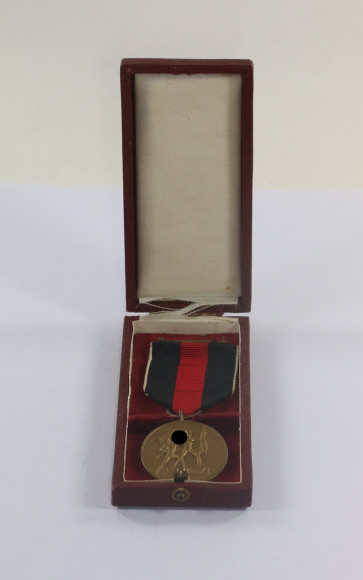  Anschlußmedaille Sudetenland (1. Oktober 1938), im Etui - Militaria-Berlin