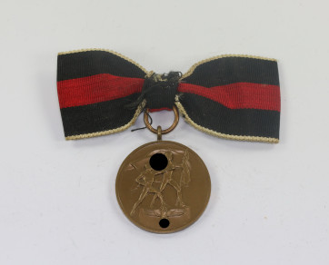 Anschlußmedaille Sudetenland, an Schleife - Militaria-Berlin