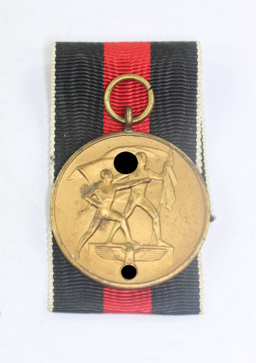Anschlußmedaille Sudetenland, Hst. L/15 (Otto Schickle, Pforzheim) - Militaria-Berlin
