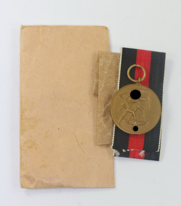  Anschlußmedaille Sudetenland, in Verkaufstüte E. Fred. Wiedmann Frankfurt a.M. S10 - Militaria-Berlin