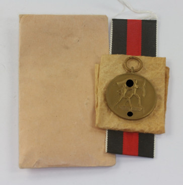  Anschlußmedaille Sudetenland, in Verkaufstüte P.W. Heb Lüdenscheid - Militaria-Berlin