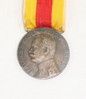 Baden, Silberne Verdienstmedaille Friedrich II. - Für Verdienst - Militaria-Berlin