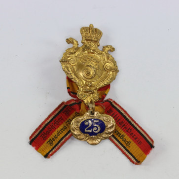 Badischer Militär Vereins Verband, Militär Verein Fahrenbach, mit Jubiläumszahl 25  - Militaria-Berlin
