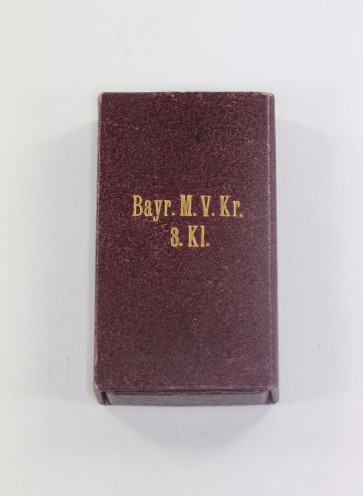 Bayern, Etui Militär Verdienstkreuz 3. Klasse, Deschler & Sohn München - Militaria-Berlin