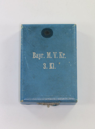  Bayern, Etui Militär Verdienstkreuz 3. Klasse, L. Chr. Lauer Münzprägeanstalt Nürnberg-Berlin - Militaria-Berlin
