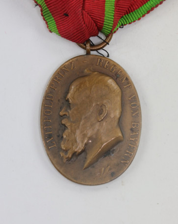 Bayern, Jubiläumsmedaille für die Armee 1905 - AM 70 JAHRESTAG MEINES DIENST ANTRITTES DER BAYER ARMEE GEWIDMET XII.III.MCMV - Militaria-Berlin