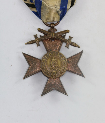 Bayern, Militär Verdienstkreuz 3. Klasse mit Schwertern - Merenti 1866 - Militaria-Berlin