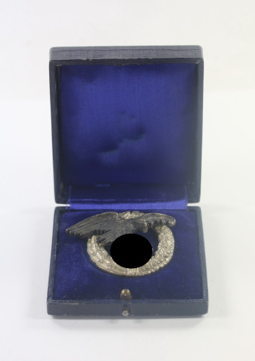 Beobachterabzeichen der Luftwaffe, Hst. P. Meybauer Berlin, im Etui Beobachterabz. - Militaria-Berlin