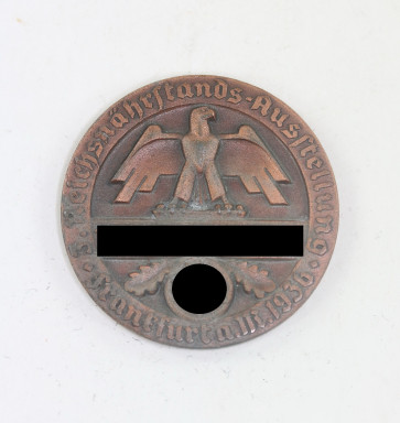 Bronze Medaille Reichsnährstand Blud und Boden, 3. Reichsnährstand Ausstellung Frankfurt a.M. 1936 - Ungesalzene Butter - Militaria-Berlin