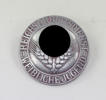 Brosche, Arbeitsdienst weibliche Jugend, Hst. M.H. - Militaria-Berlin