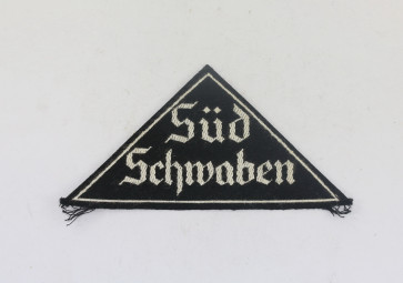 Bund Deutscher Mädel (BDM), Gebietsdreieck "Süd Schwaben", mit RZM Etikette - Militaria-Berlin