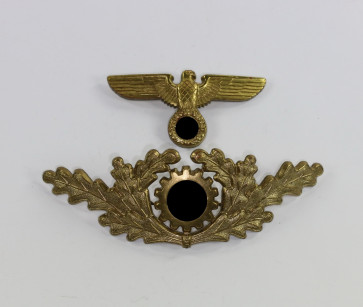 Deutsche Arbeitsfront (DAF), Effekten Satz für die Führer Schirmmütze, Hst. Assmann - Militaria-Berlin