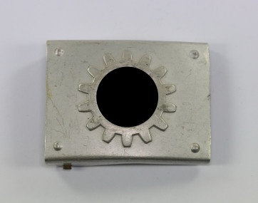 Deutsche Arbeitsfront (DAF), Koppelschloss, Hst. RZM M4/44 (Paul Cramer & Co. Lüdenscheid) - Militaria-Berlin